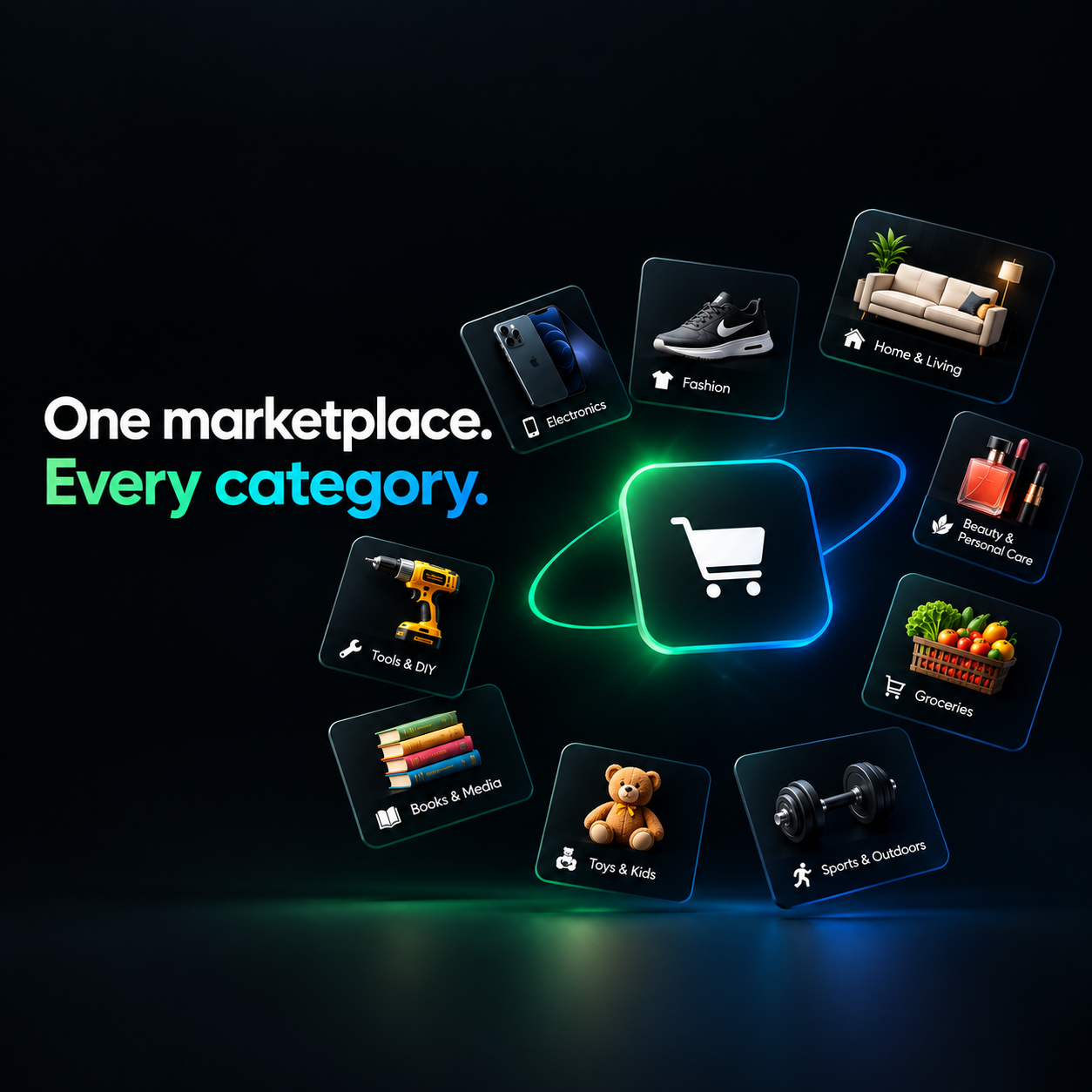 People and products brought together in one rental marketplace